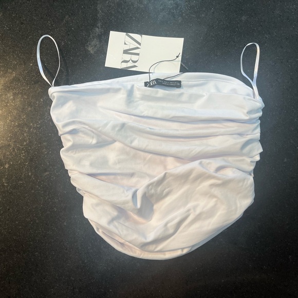 Sz Small Zara tube top white - Picture 2 of 6